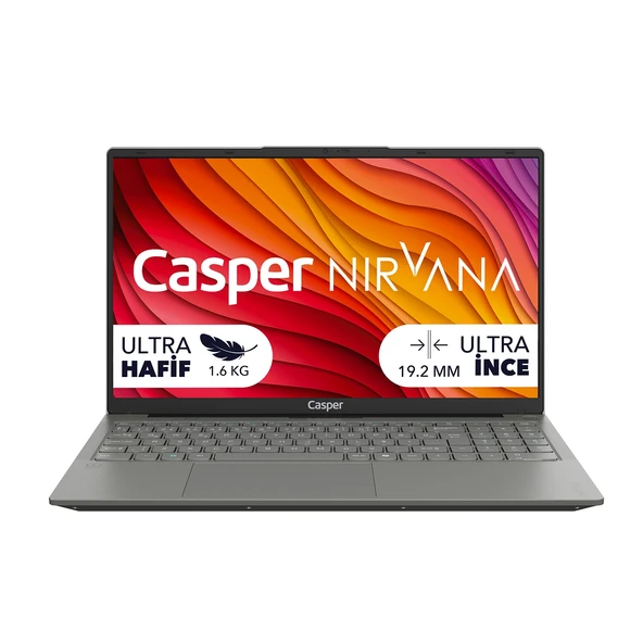 Casper Nirvana X650 i5-13420H 24GB DDR5 2TB SSD 15.6" Freedos Laptop X650.1342-CX00X-G-F ürün görseli 1