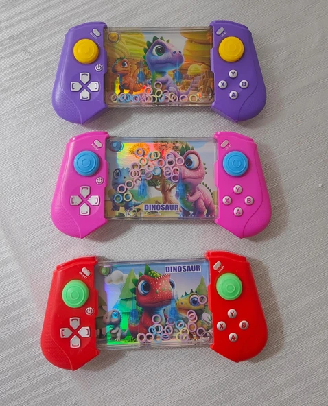 hayvan dinozor oyuncak uzay Retro eğlence su oyunu oyuncak çocuk KIRMIZI - Resim 2