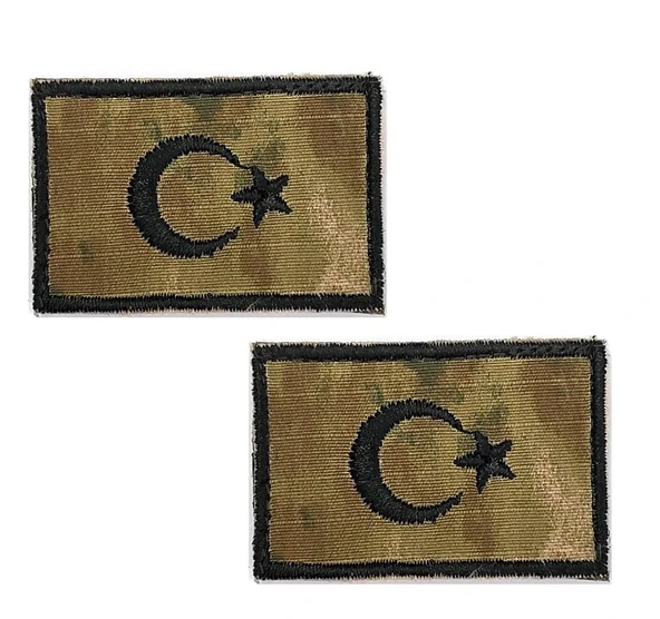 Bayrak Peç 2 Adet ( Deniz Kuvvetleri Yeni Kamuflaj Bayrak) ürün görseli 1