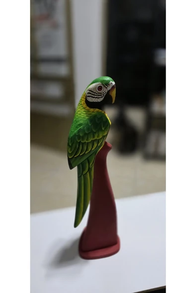 FREFLY Store den çok Canlı renkli 40 cm boy Papağan - Resim 3