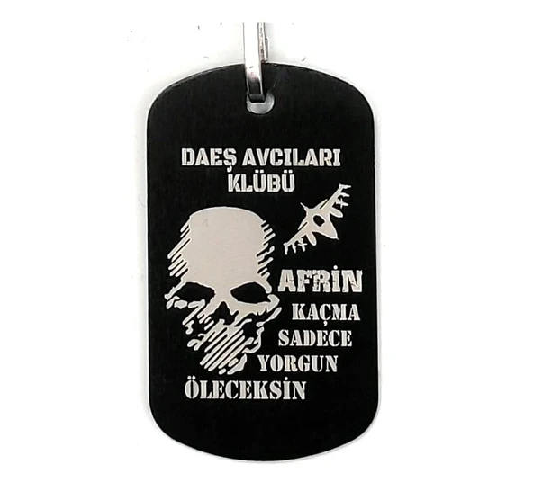 DAEŞ AVCILARI KLÜBÜ RENKLİ Künye ürün görseli 1