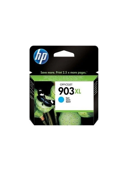 HP 903XL Yüksek Kapasiteli Mavi (Cyan) Kartuş T6M03AE ürün görseli 1