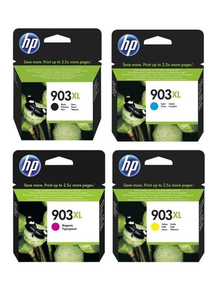 HP 903XL 4 Renk Kartuş Set ürün görseli 1