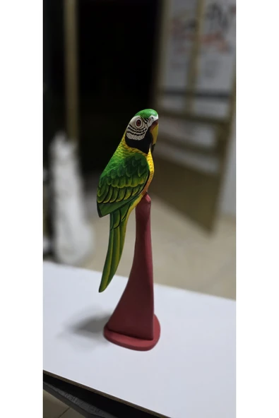 FREFLY Store den çok Canlı renkli 40 cm boy Papağan - Resim 2