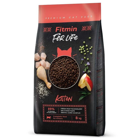 Fitmin Forlife Kitten Tavuklu Yavru Kedi Maması 8 Kg ürün görseli 1