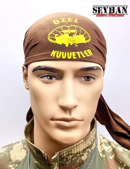 Özel Kuvvetler Kahverengi Bandana ürün görseli 1