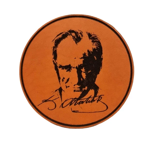 ATATÜRK Deri PEÇ - Arma - Askeri Patch ürün görseli 1