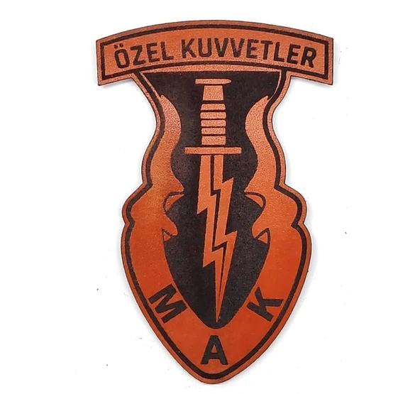 Özel Kuvvetler MAK Deri PEÇ- Arma - Patch ürün görseli 1