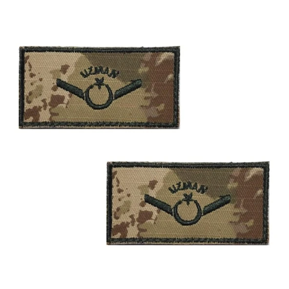 Uzman Onbaşı Tişört Rütbesi 2 Adet ( Kara Kuvvetleri Yeni Kamuflaj ) ürün görseli 1