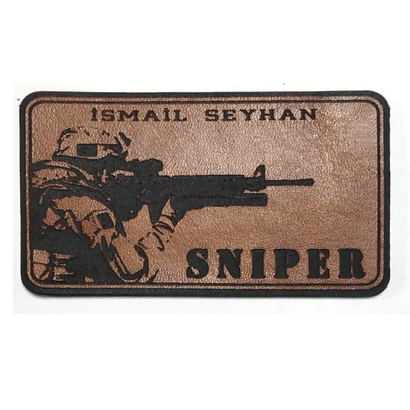 KESKİN NİŞANCI Deri İsimlik  - SNIPER İsimlik ürün görseli 1