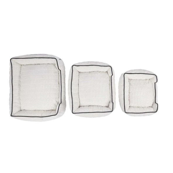M-Pets Warm Hug Yatak (M) White - Resim 5