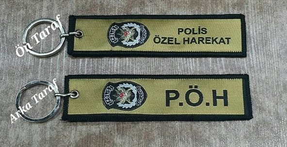 Polis Özel Harekat PÖH Nano Örme Anahtarlık - Kumaş Anahtarlık ürün görseli 1