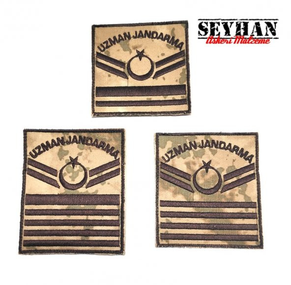 UZMAN JANDARMA KOMANDO DOĞU KAMUFLAJI UZMAN ÇAVUŞ RÜTBE ürün görseli 1