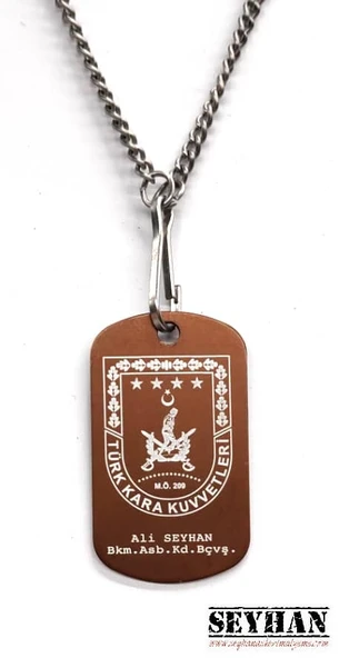 KARA KUVVETLERİ Renkli Künye ürün görseli 1