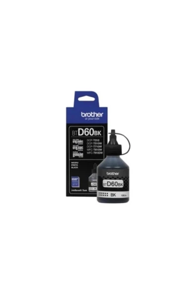 Lazer Ofis Malzemeleri Brother BTD60BK Siyah Orjinal Mürekkep 100 Ml. ürün görseli 1