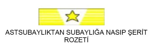 Astsubaylıktan Subaylığa Nasıp Şerit Rozeti ürün görseli 1