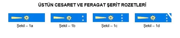 Üstün Cesaret Şerit Rozet - Resim 2