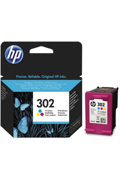 Lazer Ofis Malzemeleri Hp 302 Renkli Orjinal Kartuş 0,165K ürün görseli 1