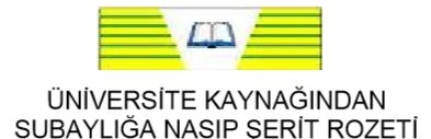 Üniversite.Kaynağından Subaylığa Nasıp Şerit Rozeti ürün görseli 1
