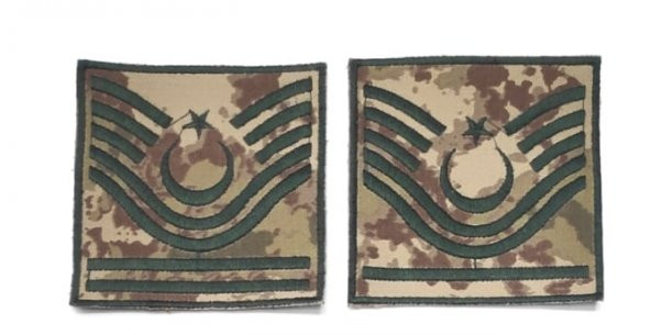 ASTSUBAY RÜTBE YENİ KAMUFLAJ - 9cmx9cm CIRTLI ürün görseli 1