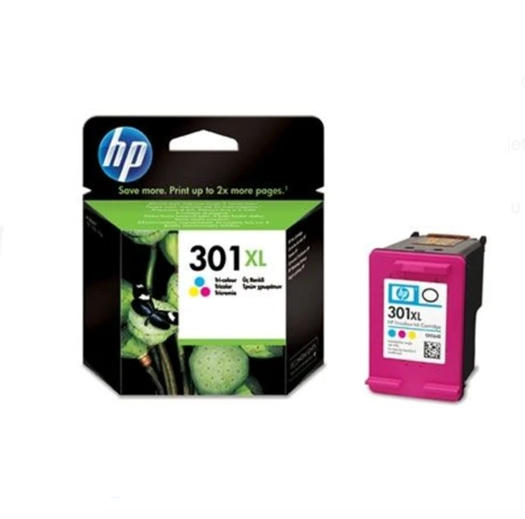 Hp 301XL Orjinal Renkli Kartuş 330 sayfa b2l56b / ch340b / cq198b / deskjet -envy - officejet serisi ürün görseli 1