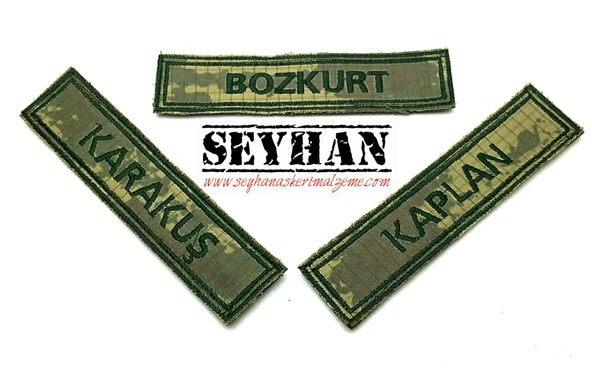Kara Kuvvetleri Kamuflaj Askeri İsimlik - 2 Adet ürün görseli 1