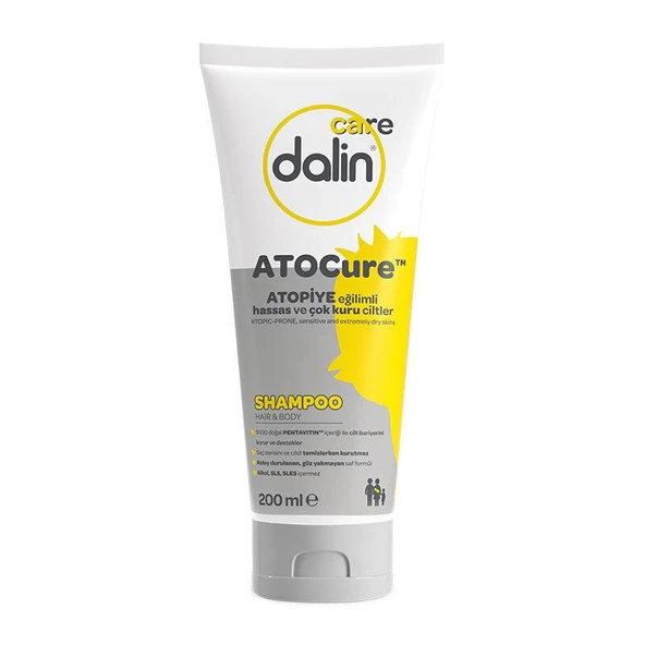Dalin Care Atocure Saç ve Vücut Şampuanı 200 ml ürün görseli 1