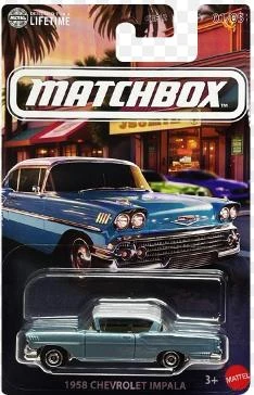 Matchbox Classic Muscle Cars 1958 Chevrolet impala JCG43 ürün görseli 1
