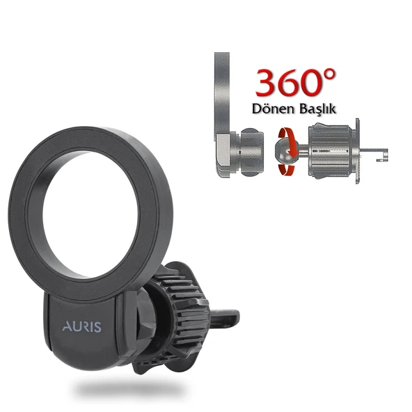Auris H130 Araç İçi Havalandırma Manyetik Telefon Tutucu ürün görseli 1