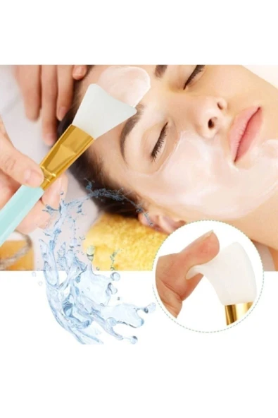 Silikon Maske & Krem Sürme Spatulası 1 Adet Karışık Renk ürün görseli 1