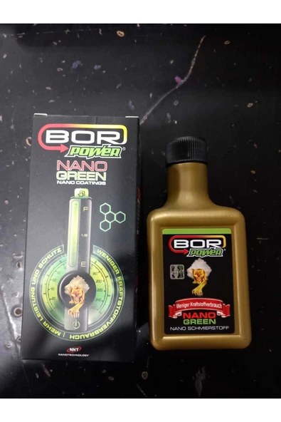 Bor Power Nanogreen Edition 200 ml Motor Yağ Katkısı ürün görseli 1