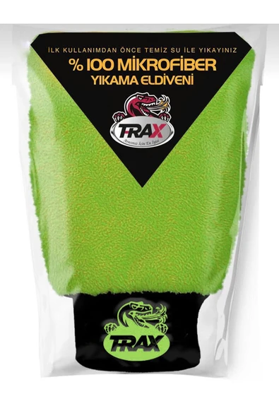 Oto & Ev Yıkama Ve Cila Eldiveni Mikrofiber Araç Yıkama Eldiveni Yeşil ürün görseli 1