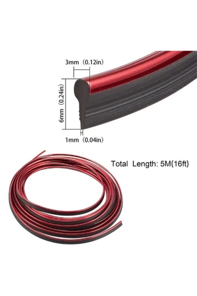 Araba Dekorasyon 5 Metre Şerit Trim - Resim 5