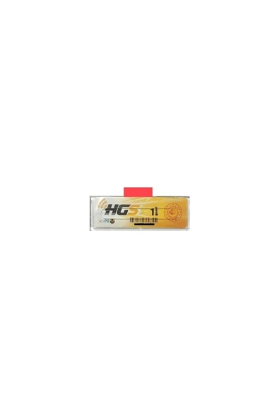 Yeni Tip Hgs Etiket Kabı | 10.25 Cm X 2.6 Cm - Turuncu ürün görseli 1
