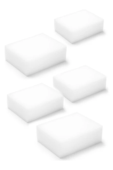 Sihirli Sünger Beyaz, Çizik Giderici Sünger, 5 Adet Magic Sponge ürün görseli 1