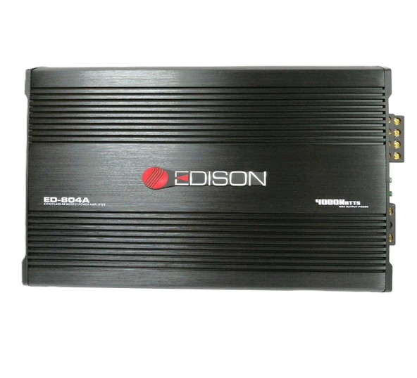 Edison ED-804A 4 Kanal AB Klas Mosfet Amfi 4*80W RMS ürün görseli 1