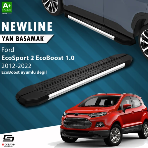 S-Dizayn Ford EcoSport 2 NewLine Krom Yan Basamak 173 Cm 2012-2022 A+ Kalite ürün görseli 1