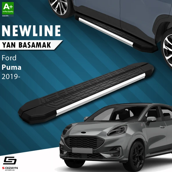 S-Dizayn Ford Puma NewLine Krom Yan Basamak 173 Cm 2019 Üzeri A+ Kalite ürün görseli 1