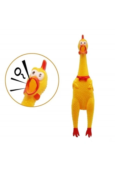 Öten Tavuk Köpek Oyuncağı Medium 30 Cm ürün görseli 1