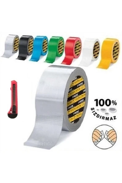Gri Suya Dayanıklı Flex Tape Tamir Bandı Çadır Bant 48x10 Mt Maket Bıçağı Tamir Bandı TR ürün görseli 1