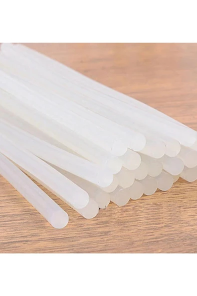 10 Adet - Ince Mum Silikon Çubuk Sıcak Silikon 7mm X 30cm ürün görseli 1