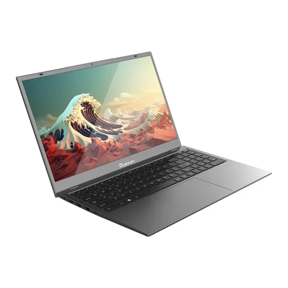 Quantum Prime TM1200 intel i5-13600H 8GB 256GB SSD HDMI+WiFi+RJ45 ışıklı klavye parmak izi okuyucu 15.6" FHD IPS Freedos Notebook QNNTB10B060717 ürün görseli 1