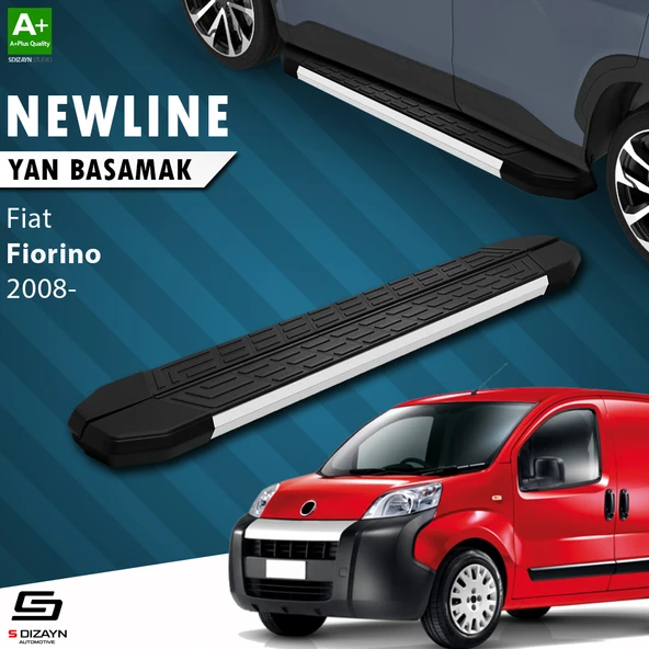 S-Dizayn Fiat Fiorino NewLine Aluminyum Yan Basamak 173 Cm 2008 Üzeri A+ Kalite ürün görseli 1
