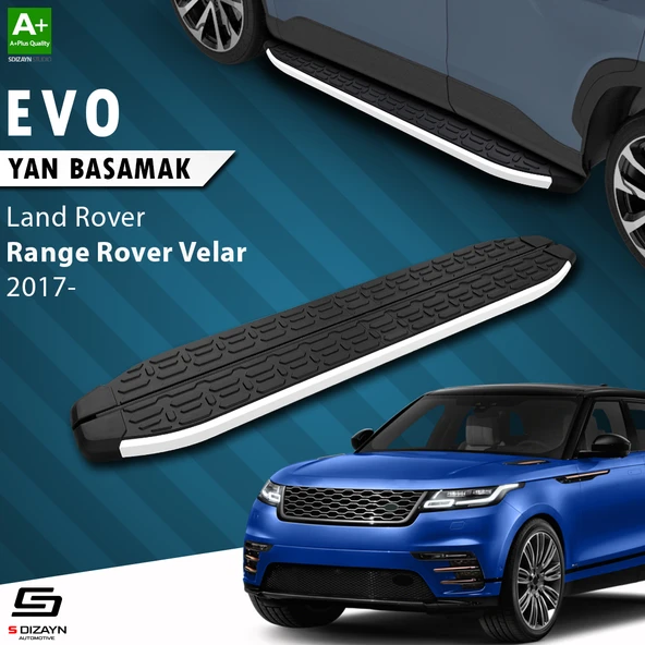 S-Dizayn Land Rover Range Rover Velar Evo Aluminyum Yan Basamak 193 Cm 2017 Üzeri A+ Kalite ürün görseli 1