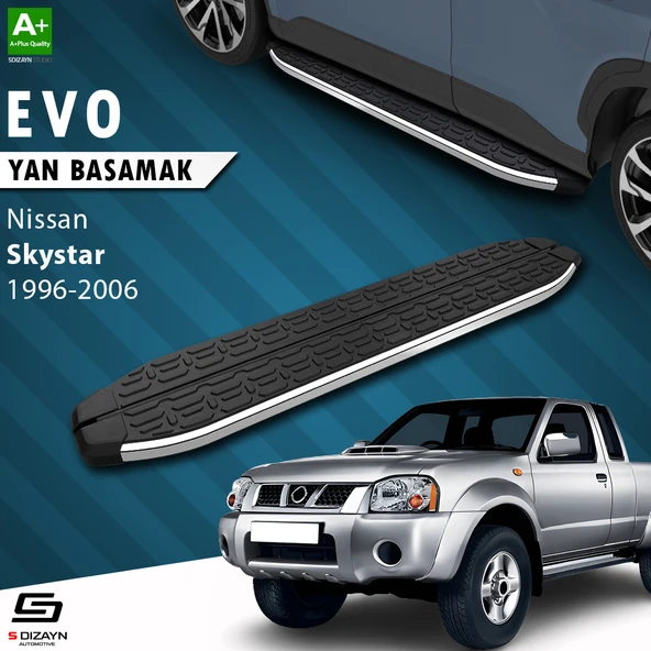 S-Dizayn Nissan Skystar Evo Krom Yan Basamak 193 Cm 1996-2006 A+ Kalite ürün görseli 1