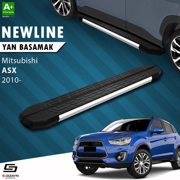 S-Dizayn Mitsubishi ASX NewLine Krom Yan Basamak 183 Cm 2010 Üzeri A+ Kalite ürün görseli 1