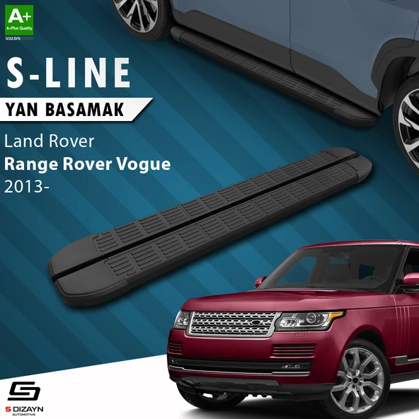 S-Dizayn Land Rover Rover Range Rover Vogue 3 S-Line Siyah Yan Basamak 193 Cm 2013 Üzeri A+ Kalite ürün görseli 1