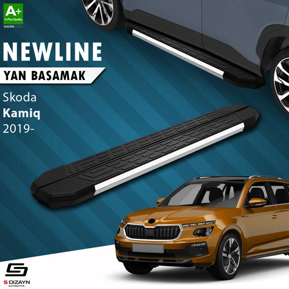 S-Dizayn Skoda Kamiq NewLine Krom Yan Basamak 183 Cm 2019 Üzeri A+ Kalite ürün görseli 1
