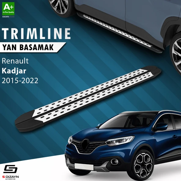 S-Dizayn Renault Kadjar TrimLine Gri Yan Basamak 179 Cm 2015-2022 A+ Kalite ürün görseli 1