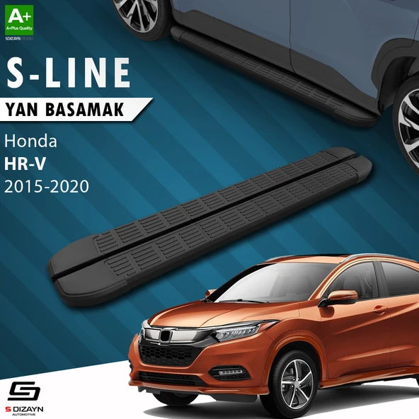 S-Dizayn Honda HR-V 2 S-Line Siyah Yan Basamak 173 Cm 2015-2020 A+ Kalite ürün görseli 1